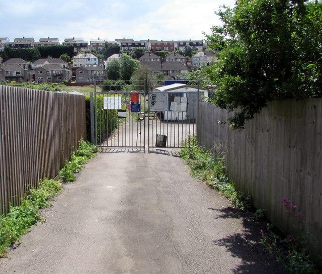 Market Garden Allotments Entrance © Jaggery Geograph Britain And