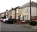 Dark green cabinet, Hawarden Road, Newport