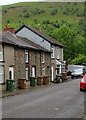 Thomas Street houses and wheelie bins, New Tredegar