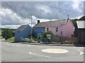 Roundabout at Llanwnnen