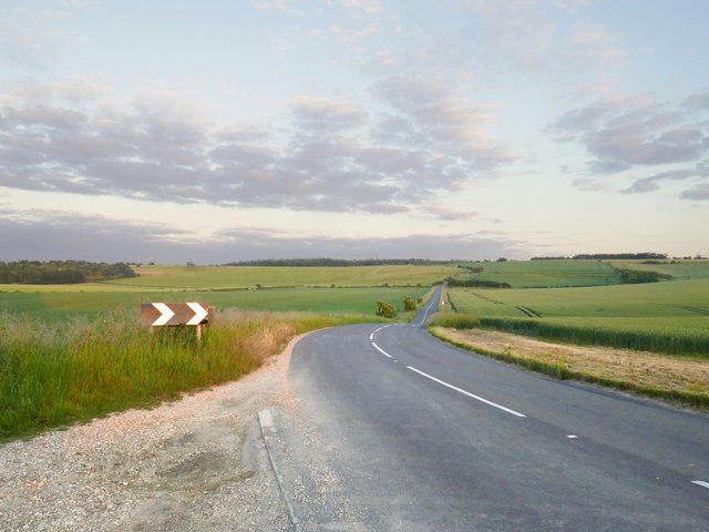 Southward along the B4494