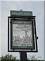 Hanging sign for The Robert Kett public house