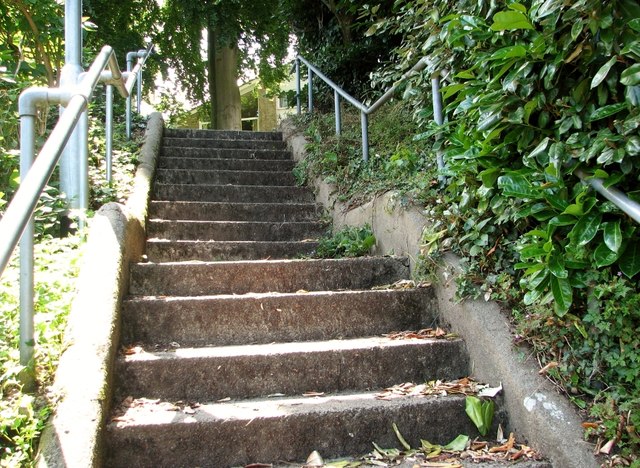 Steps linking Cintra Road and Telegraph... © Evelyn Simak :: Geograph ...