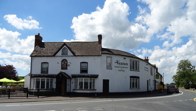 The Vernon Restaurant Hotel, Hanbury © JThomas cc-by-sa/2.0 :: Geograph ...