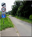 Signs at the NW end of Greenway Lane Shurdington