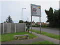 Cheltenham and Leckhampton directions sign, Shurdington