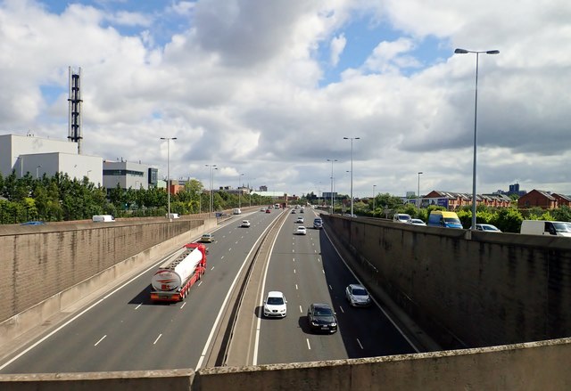 The Westlink from the Broadway... © Eric Jones :: Geograph Ireland