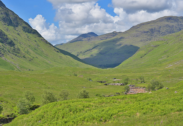 Glen Etive near Alltchaorunn © Nigel Brown cc-by-sa/2.0 :: Geograph ...