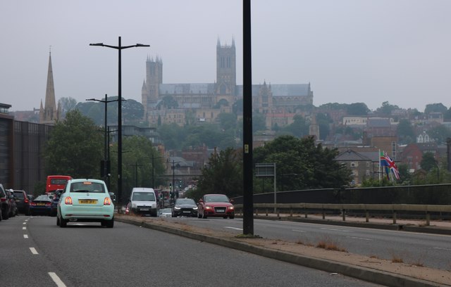 Lincoln Cathedral from Canwick Road