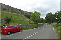 SD9767 : Road near Kilnsey Crag by DS Pugh