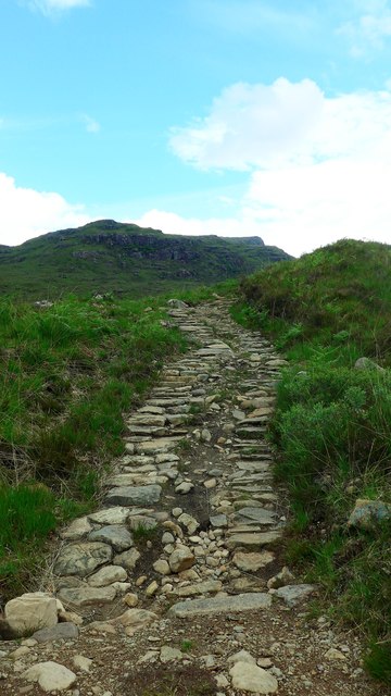 Fine path making on the route from Coulags to Torridon