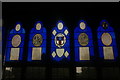 View of a stained glass window in Strawberry Hill House #5