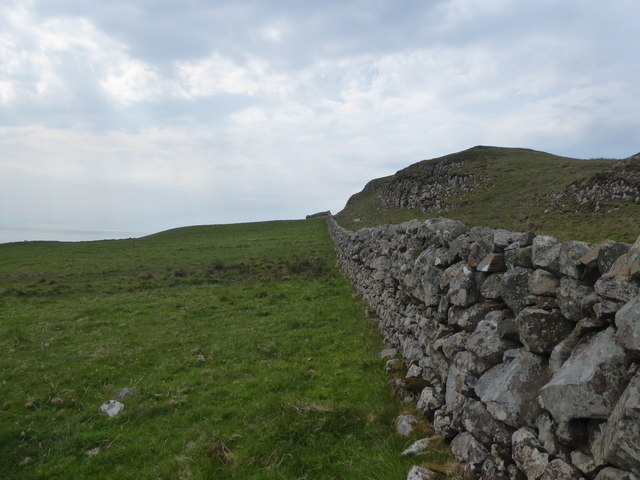 Old wall at Tarbert, Isle of Canna