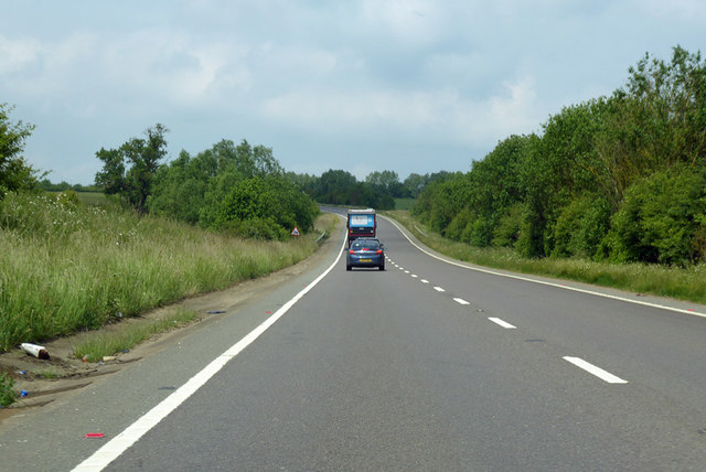 A6 towards Market Harborough © Robin Webster :: Geograph Britain and ...