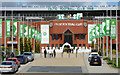 Treble Treble display at Celtic Park