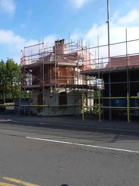 Restoration work - Smethwick Toll House