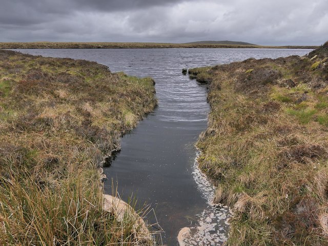 Outflow from Loch Sgarabhat Beag, Isle of Lewis