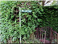 Crickley Hill direction and distance sign, Shurdington