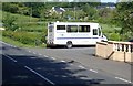 Frontier bus alongside the Newry Road