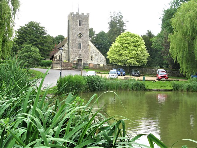 Village Pond, Buriton © G Laird :: Geograph Britain and Ireland