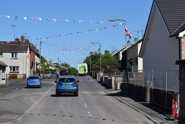 Flags and bunting, Omagh