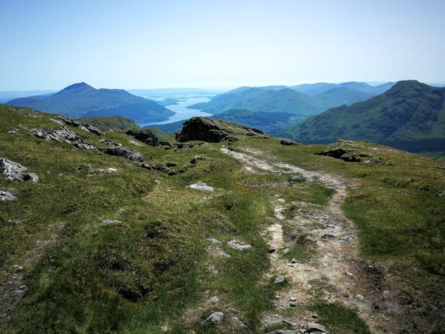Summit ridge, Ben Vorlich
