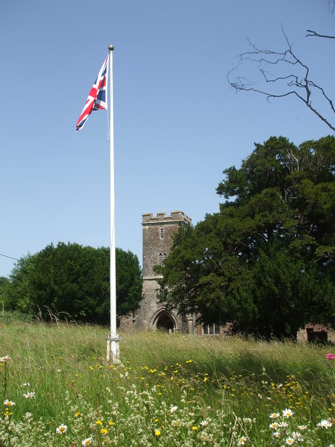 The Union flag at St John the Baptist © Neil Owen cc-by-sa/2.0 ...