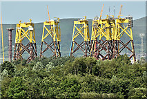 J3575 : Wind turbine parts, Harland & Wolff, Belfast  - June 2019(2) by Albert Bridge