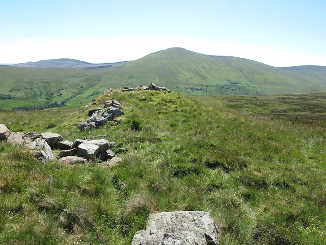 Rocky outcrop on summit of Blackseat Hill