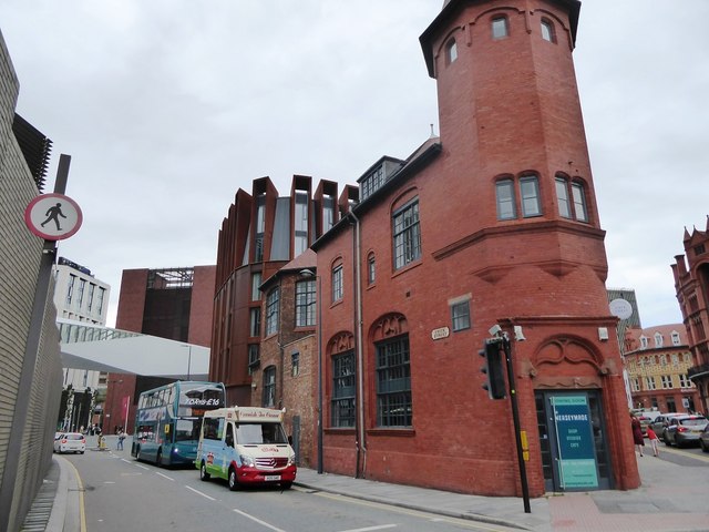Interesting redbrick building on the junction of Price and Paradise Streets, Liverpool