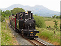 Hunslet locomotive at Pen-y-Mount