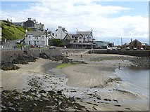 NW9954 : Beach at southern end of Portpatrick Harbour by Oliver Dixon