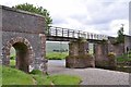 NS9520 : Former railway bridge over the Clyde, Crawford by Jim Barton