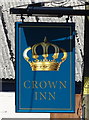 Sign for the Crown Inn, Heather