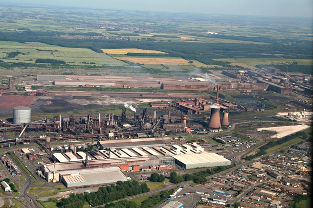 Scunthorpe Steel Works: aerial 2019 (1) © Chris :: Geograph Britain and ...