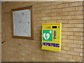 Defibrillator at the Village Hall