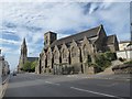 Looking past the Congregational Church towards Christ Church