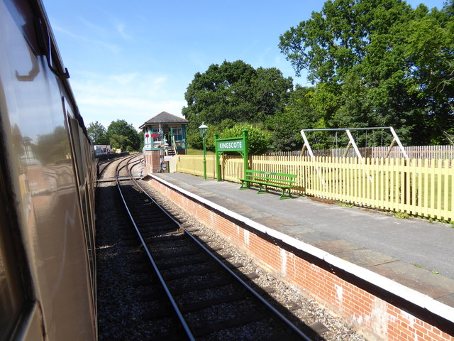 Kingscote station on the Bluebell Railway