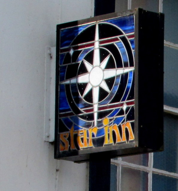 Star Inn name sign(A), Talybont-on-Usk