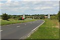 Looking north along the A177