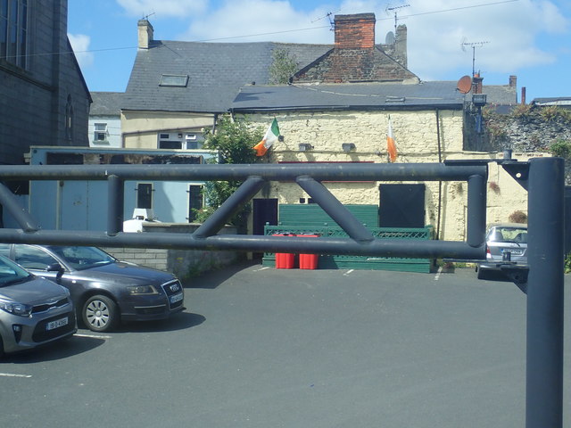 The rear of Pa's Bar in Linenhall Street, Dundalk