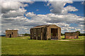 SJ5004 : WWII Shropshire, RAF Condover - Control tower, Watch Office, and Floodlight Tractor & Trailer shed by Mike Searle