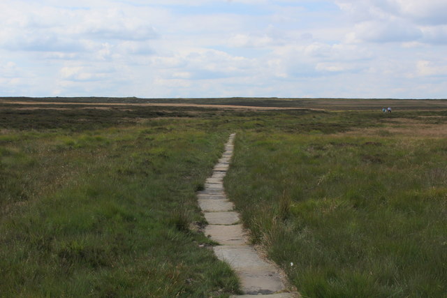 Pennine Way beside the Warland Drain