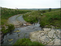 SD9434 : Ford across Rushy Clough, Wadsworth by Humphrey Bolton
