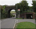 Railway bridge and underpass, Littlemoor Road, Weymouth