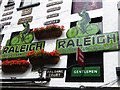 J3374 : Old Raleigh enamelled signs by Oliver Dixon