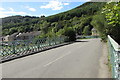 Across a river bridge, Ynysddu