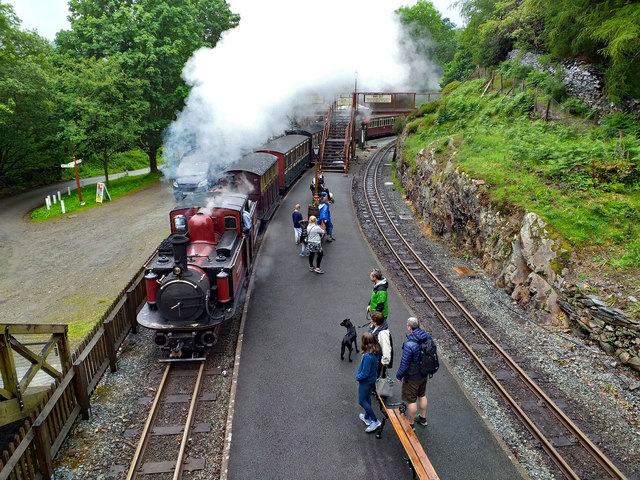 The Ffestiniog Railway at Tan-y-Bwlch
