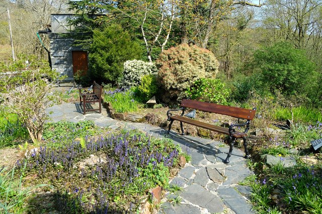 The Memorial Garden at Tan-y-Bwlch Station