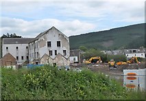 NT3336 : Site preparation, Caerlee Mill Innerleithen by Jim Barton